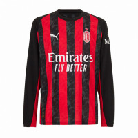 Милан футболка домашняя с длинным рукавом 2025/26