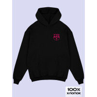 Худи хлопковое футбольного клуба Барселона красный мини