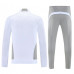 Реал Мадрид спортивный костюм белый с серым 2025/26