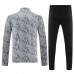 Милан тренировочный костюм серый с узорами 2025/26