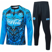 Наполи тренировочный костюм синий с узорами 2025/26 Наполи тренировочный костюм синий с узорами 2025/26