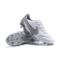 Бутсы Nike Tiempo Legend 9 Elite белые с серым